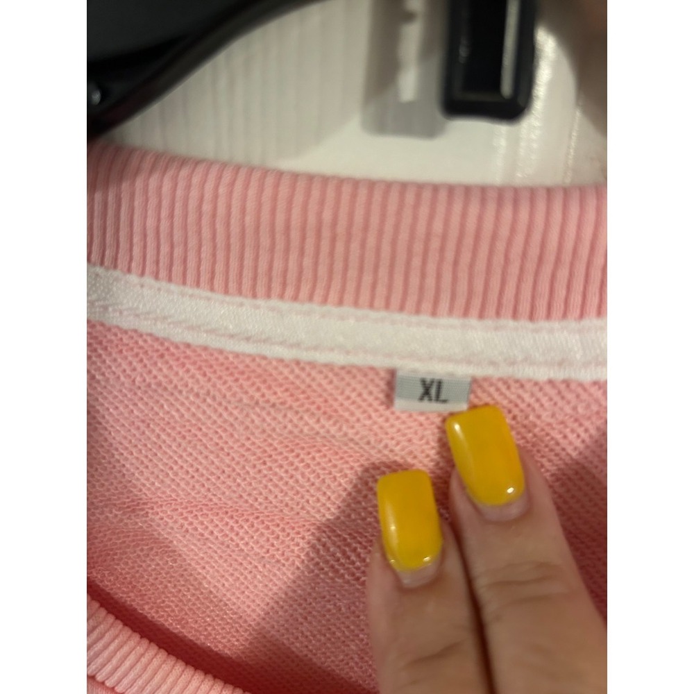 Disney Parks Pink Castle Embroidered Sweatshirt - Picture 4 of 4